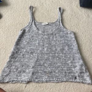 Grey knit Abercrombie kids tank top